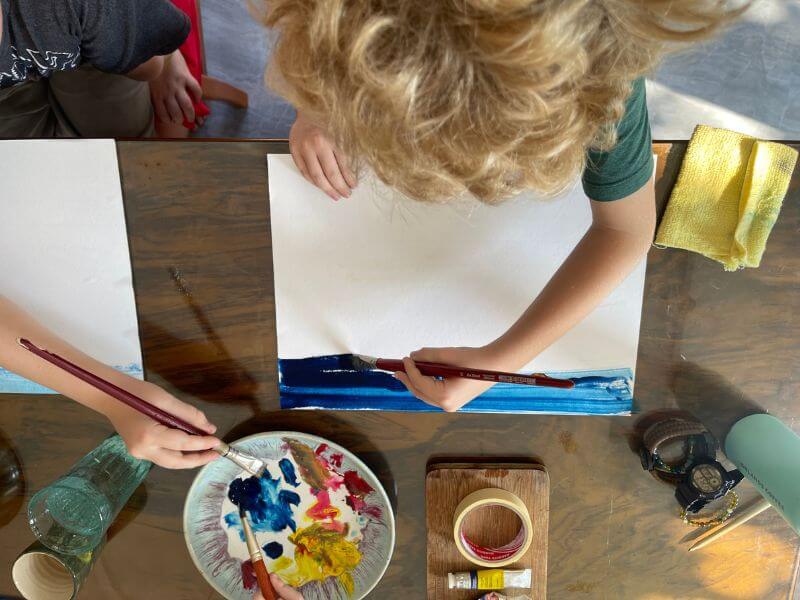 Childrens Art Therapy Exercises Painting